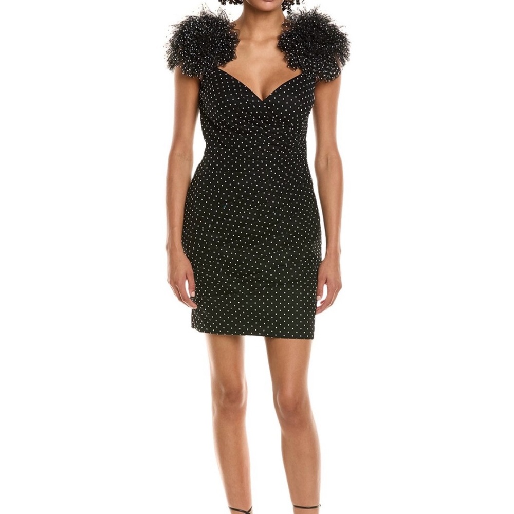 Black Polka Dot Women's Dress